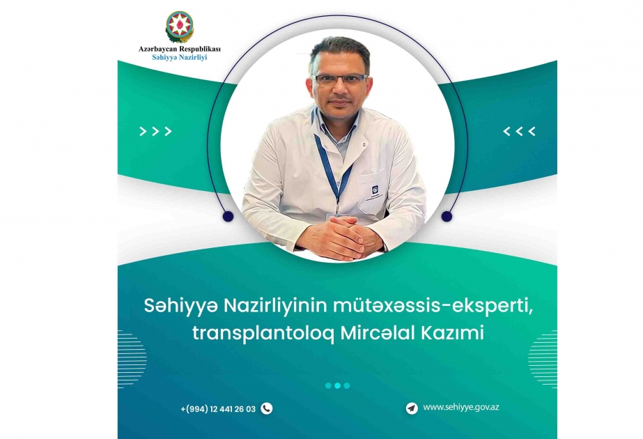 Azərbaycanda gözün buynuz qişası, sümük iliyi, böyrək və qaraciyər transplantasiyası əməliyyatları həyata keçirilir