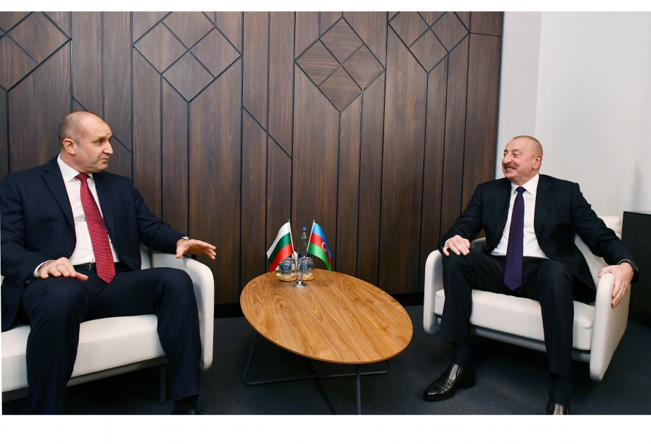 لقاء على حدة بين رئيسي أذربيجان وبلغاريا