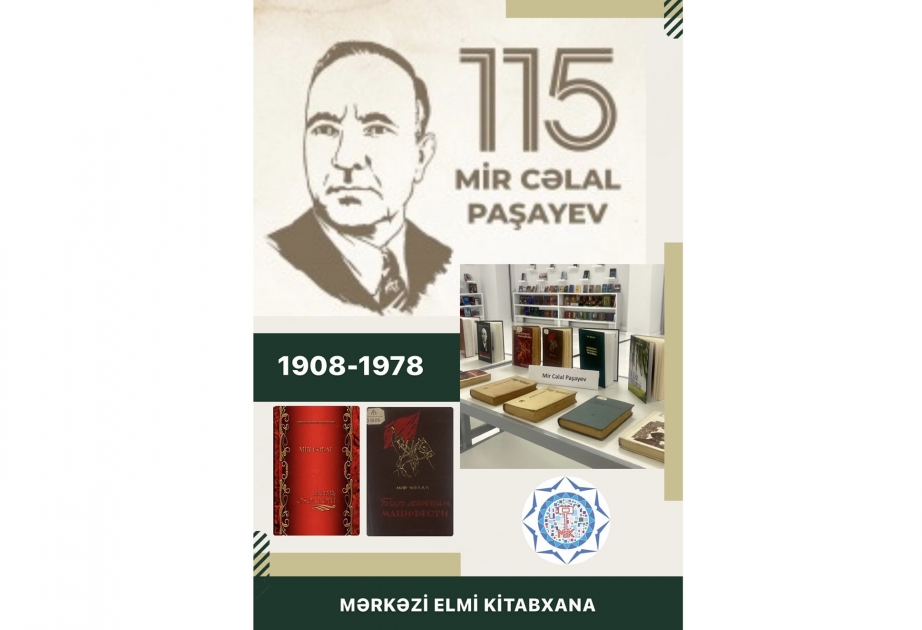 MEK-də Mir Cəlal Paşayevin 115 illik yubileyi münasibətilə sərgi təşkil olunub