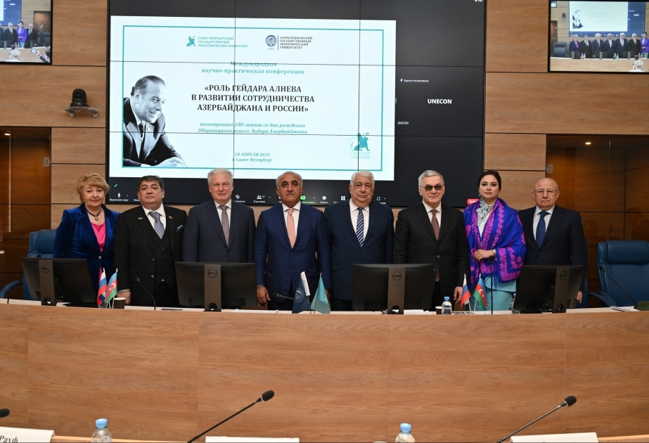 Sankt-Peterburqda Ulu Öndərin 100 illiyinə həsr olunmuş beynəlxalq konfrans keçirilib