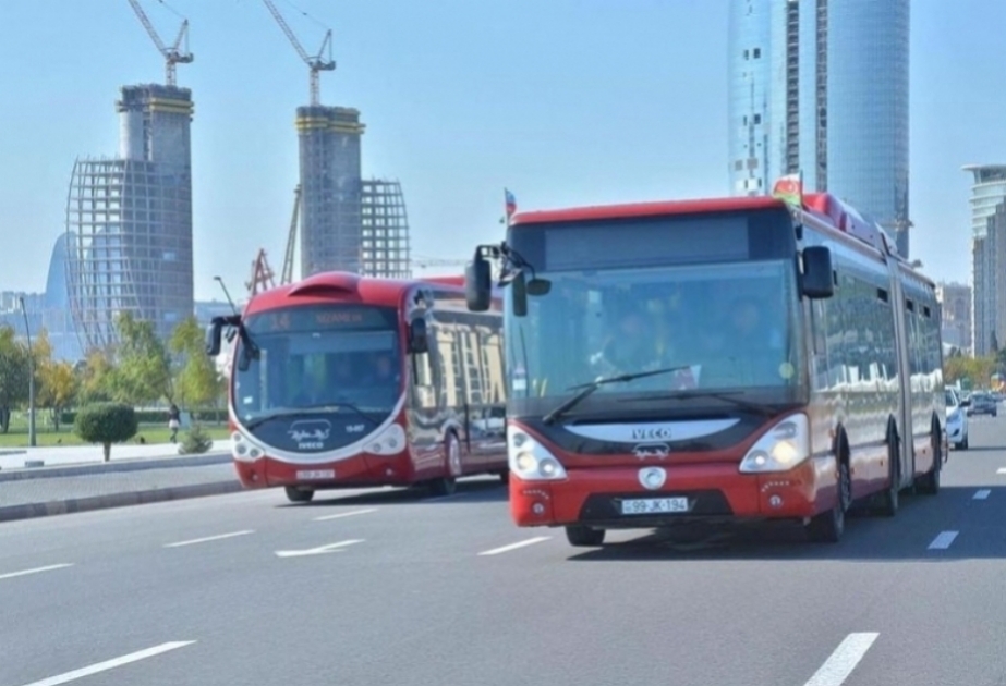 Paytaxtda avtobusların hərəkət intervalında gecikmələr müşahidə edilir
