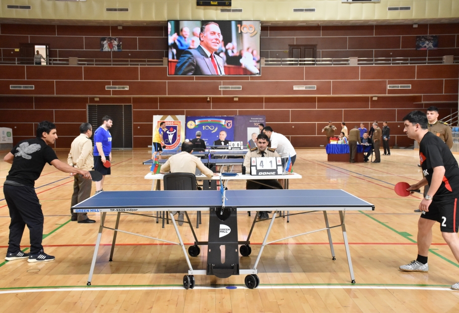 “Heydər Əliyev İli”nə həsr olunmuş stolüstü tennis üzrə çempionatın qalibləri müəyyənləşib