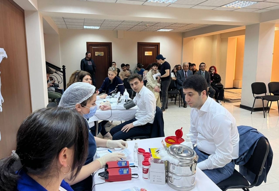 Nəsimi rayonunda akademik Zərifə Əliyevanın 100 illiyi ilə əlaqədar qanvermə aksiyası təşkil olunub