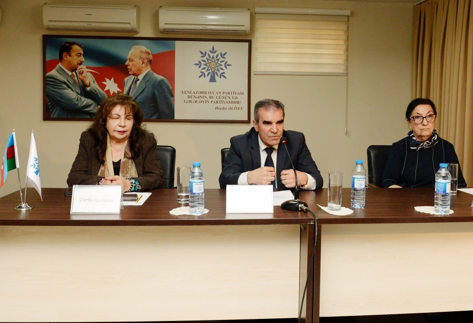 Səbail rayonunda Akademik Zərifə Əliyevanın 100 illik yubileyinə həsr edilmiş tədbir keçirilib