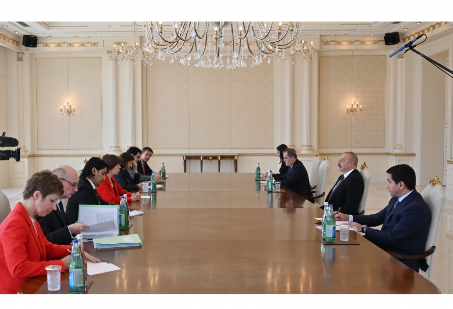 El Presidente Ilham Aliyev recibió a la Ministra de Europa y Asuntos Exteriores de Francia  ACTUALIIZADO 