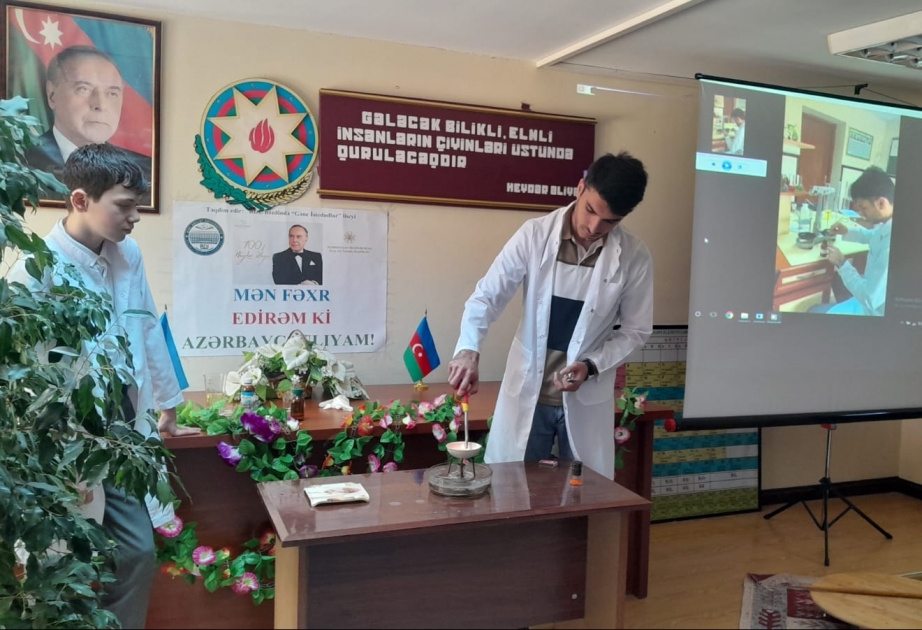 “Gənc istedadlar” liseyində “Kimya gecəsi”