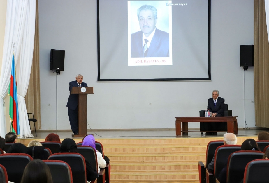 ADU-da professor Adil Babayevin 85 illik yubileyi qeyd olunub