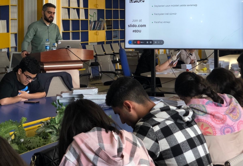 BDU-da infosessiya: Ünsiyyətin uğur strategiyaları