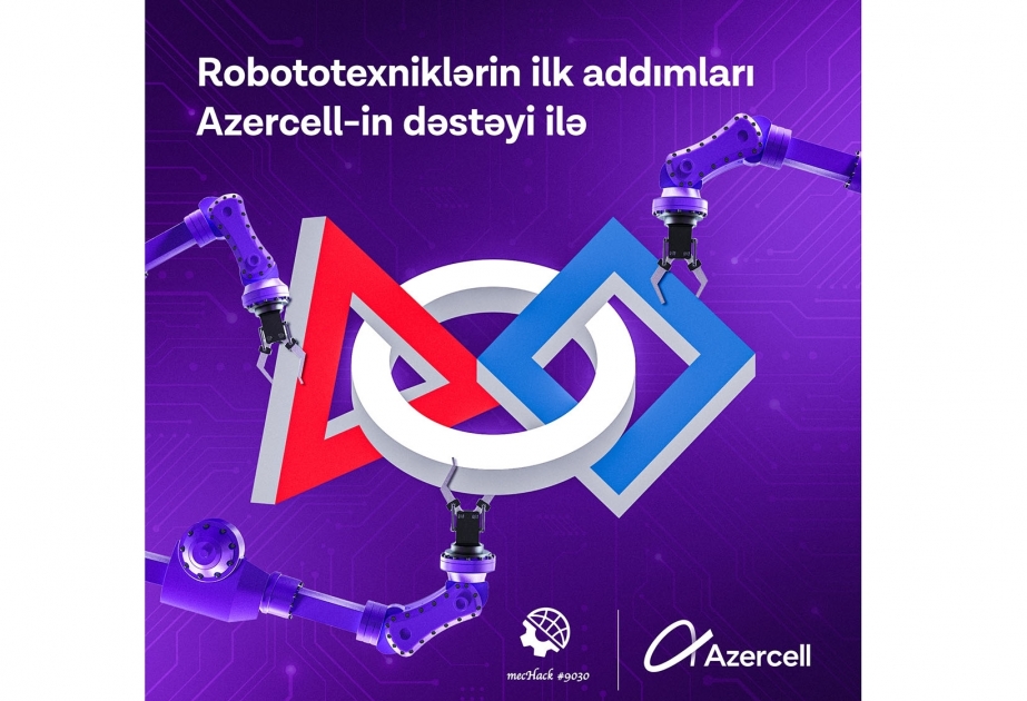 ®  Юные таланты, представляющие Азербайджан при поддержке Azercell, получили награду Rookie Inspiration в финальном туре конкурса по робототехнике!