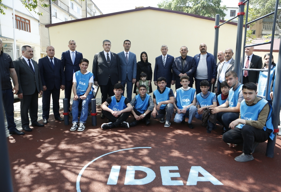 Şirvan şəhərində daha bir “Bizim həyət” istifadəyə verilib