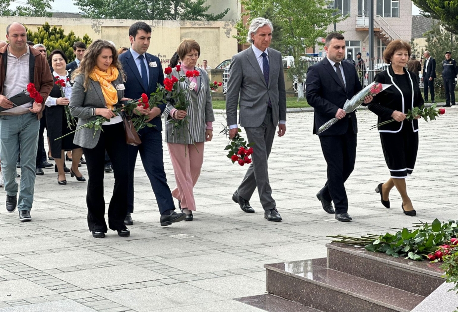 В Хачмазе состоялась церемония по случаю 100-летия со дня рождения Зарифы Алиевой
