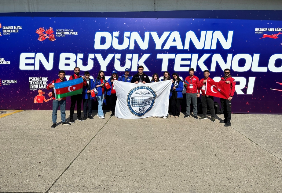 BDU-nun 4 komandası Türkiyədə keçirilən “TEKNOFEST-2023”də 6 layihə təqdim  ...