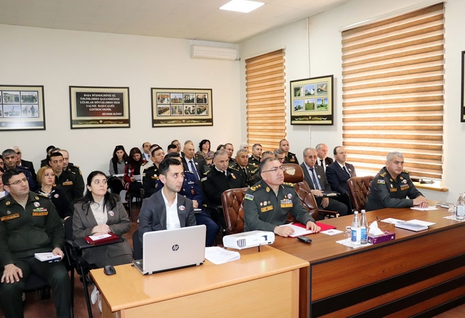 Scientific-practical conference held at National Defense University