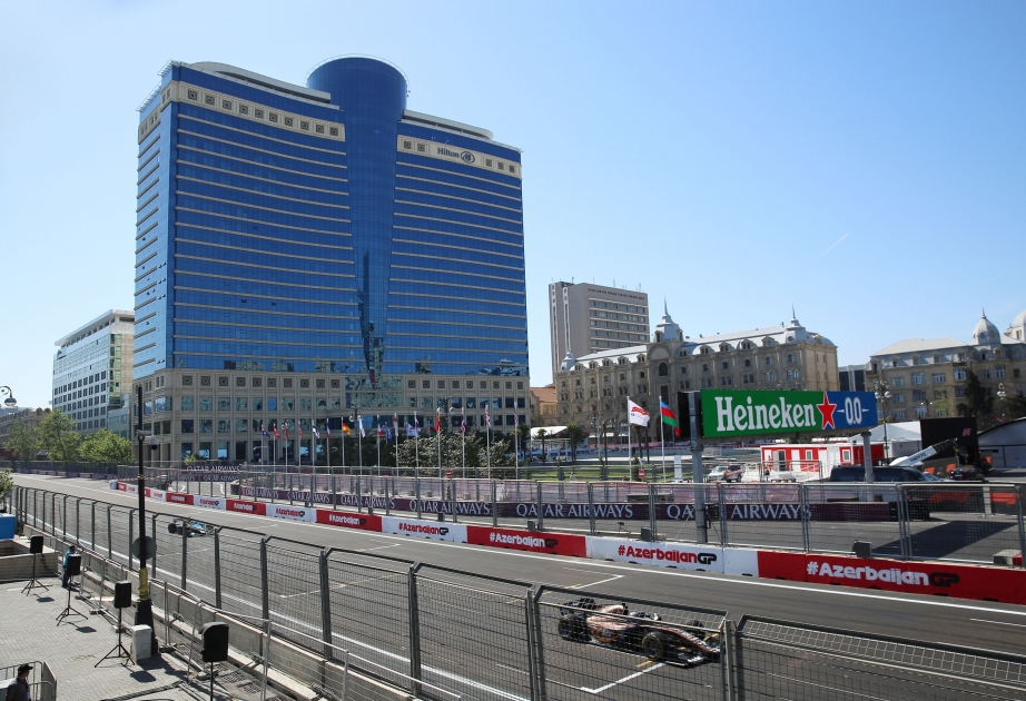 Oliver Bearman fastest at first F2 Sprint Race in Baku