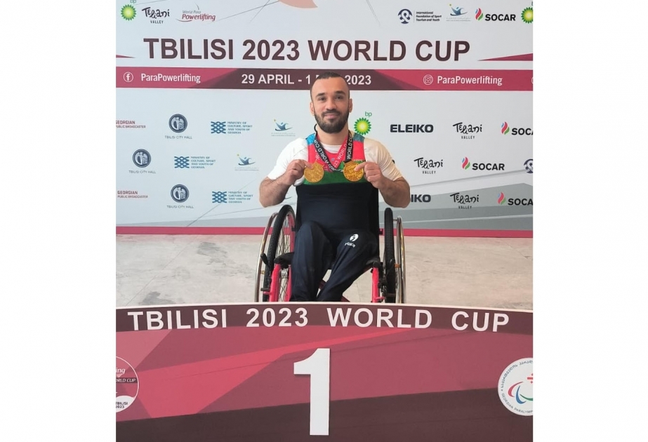 Azerbaijani Paralympic powerlifter claims gold at World Cup