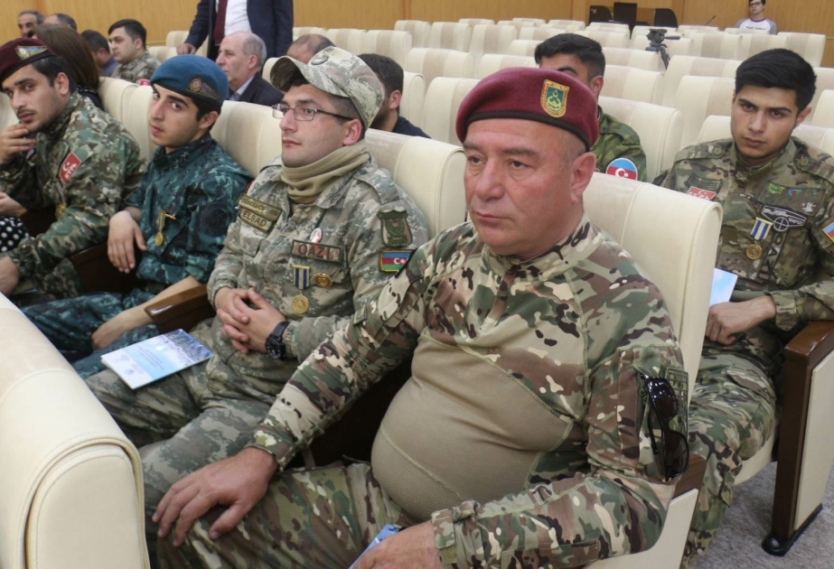 Şəhid ailələri və müharibə iştirakçılarına hüquqi dəstək adlı tədbir təşkil olunub