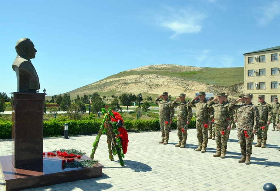 Hərbi hissədə XTQ-in yaradılması günü qeyd olunub