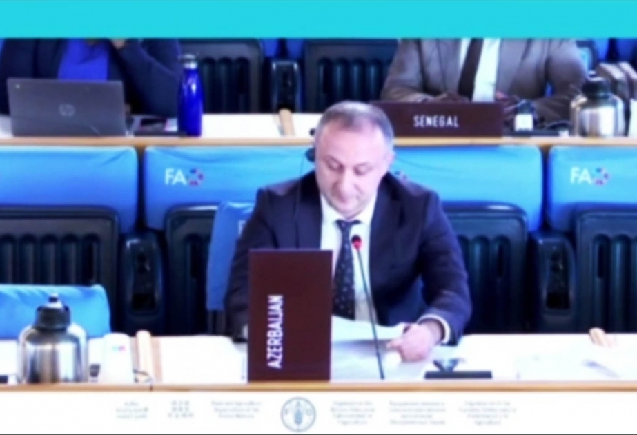 FAO-nun sessiyasında Ermənistan nümayəndəsinin əsassız iddialarına tutarlı cavab verilib