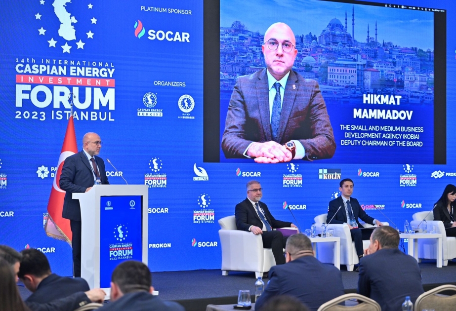 “Beynəlxalq Caspian Energy Forum Istanbul 2023”də KOBİA-nın fəaliyyəti barədə məlumat verilib