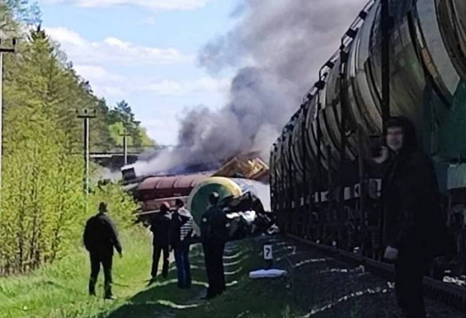 Russia’s Bryansk region governor reports derailment of freight train locomotive in explosion
