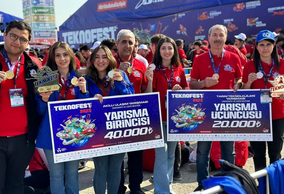 Dos proyectos de los equipos de la Universidad Estatal de Bakú obtuvieron éxito en TEKNOFEST-2023