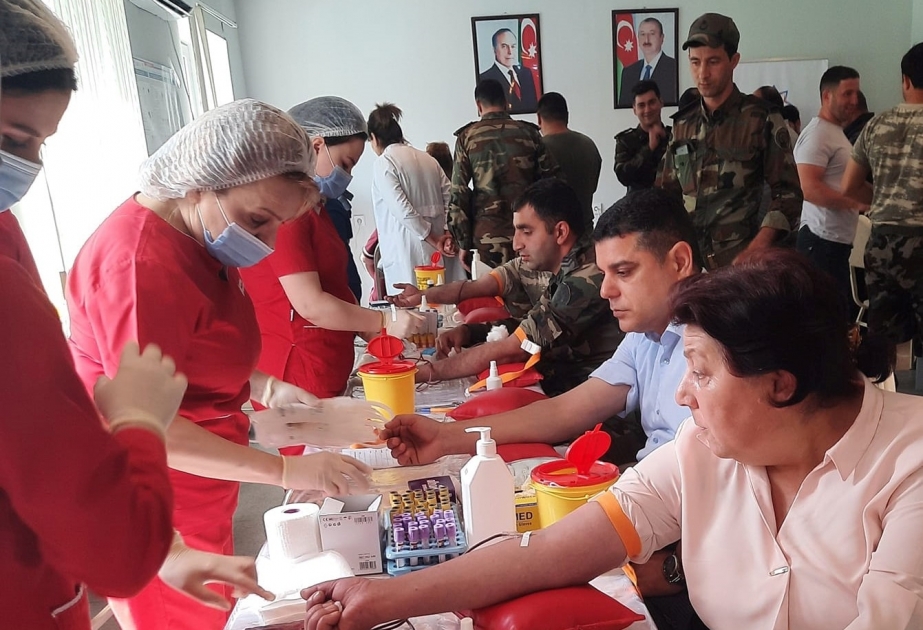 Göyçayda qanvermə aksiyası keçirilib