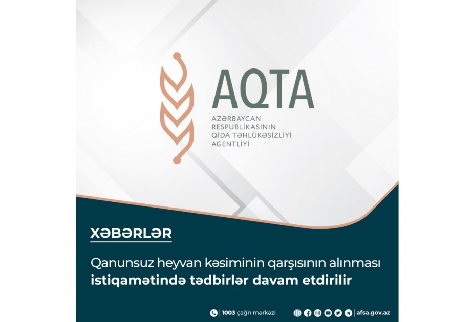 Qanunsuz heyvan kəsimi məntəqələri ilə əlaqədar tədbirlər görülüb