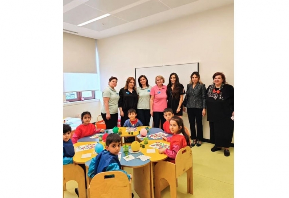 Leyla Aliyeva besucht Frühinterventionszentrum für gesunde Zukunft von Kindern