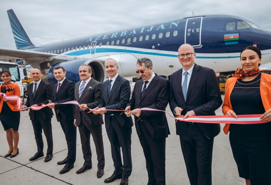 Azərbaycan ilə Avstriya arasında birbaşa aviareyslərə start verilib VİDEO