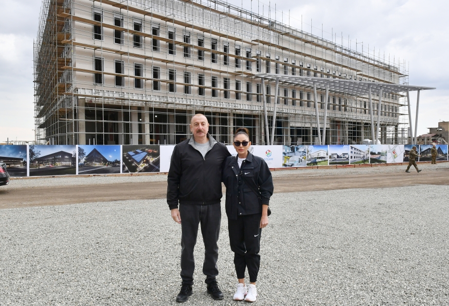 Pose de la première pierre du 3e quartier résidentiel à construire à Aghdam VIDEO