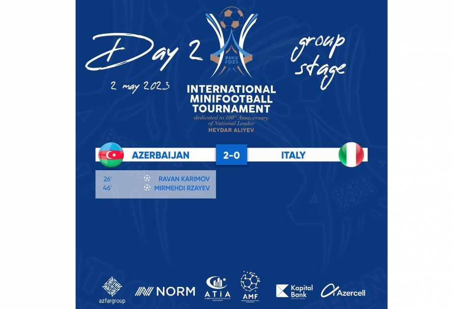 Национальная команда Азербайджана одержала победу над сборной Италии