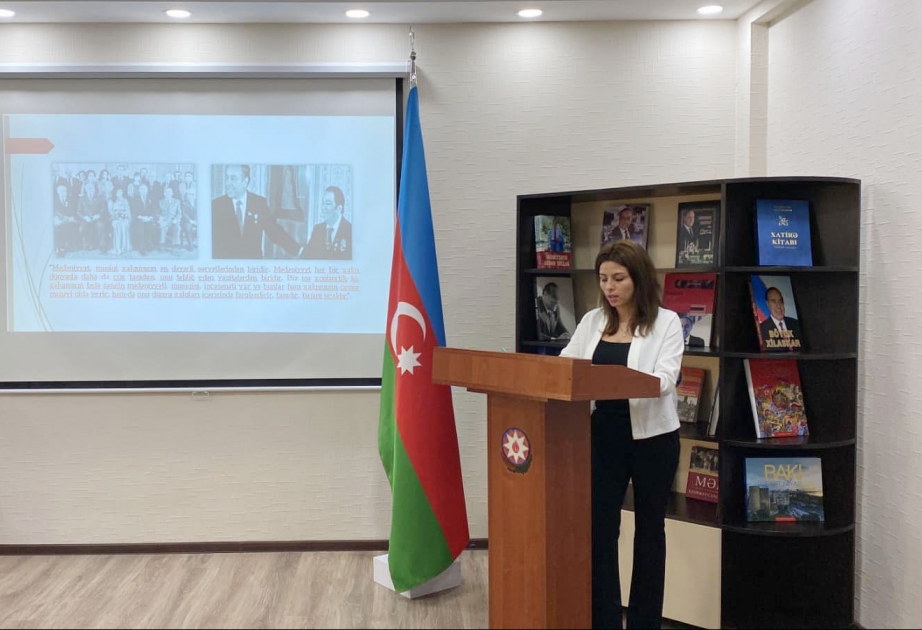 Böyük Lider Heydər Əliyev və mədəniyyətimiz – tədbir