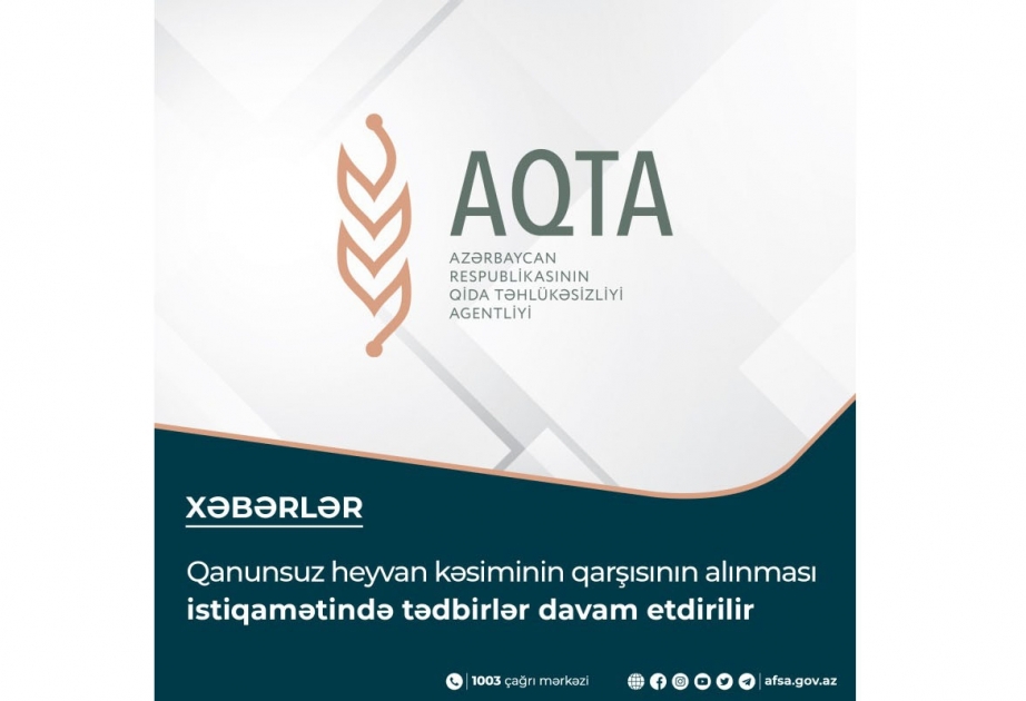 Qanunsuz heyvan kəsimi məntəqələri ilə əlaqədar tədbirlər görülüb