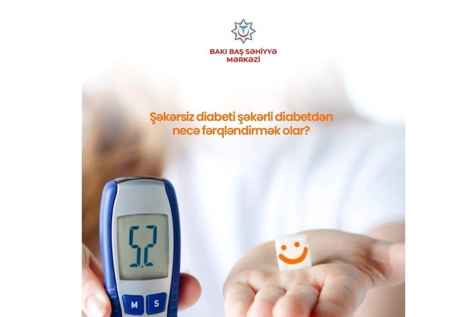 Mütəxəssis: Şəkərsiz diabetin əsas əlaməti orqanizmdə maye ifrazının artmasıdır