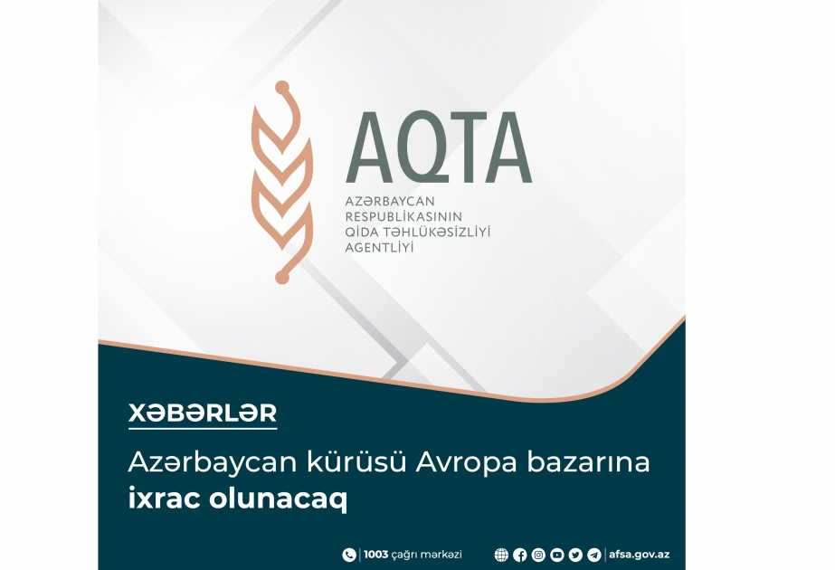 Azərbaycan kürüsü Avropa bazarına ixrac olunacaq