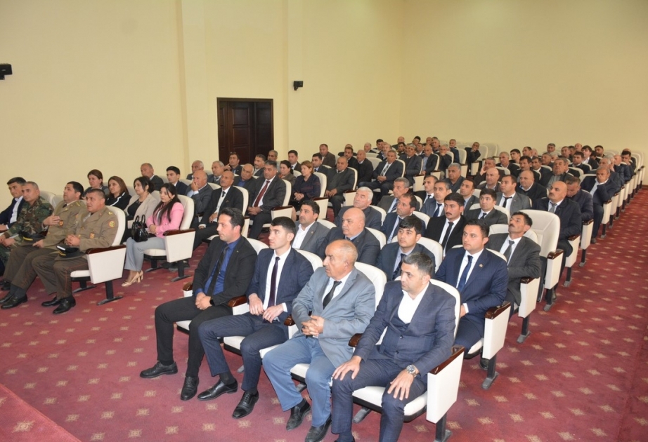 Tərtərdə yanğına qarşı qabaqlayıcı tədbirlərin səmərəliliyi müzakirə olunub