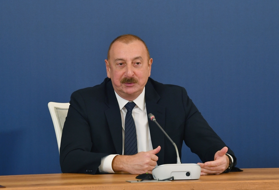 President Ilham Aliyev: People in Azerbaijan were not very happy with Iranian-Armenian relations