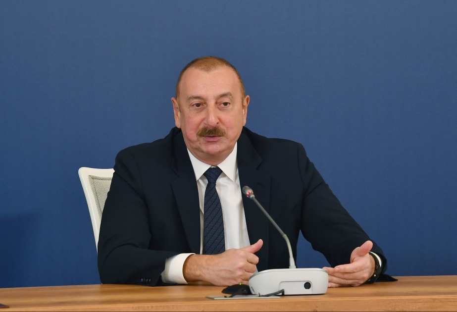 Президент Ильхам Алиев: Проект Черноморского кабеля может стать действительно глобальным
