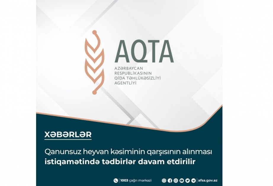 Qanunsuz heyvan kəsimi məntəqələri ilə əlaqədar tədbirlər görülüb