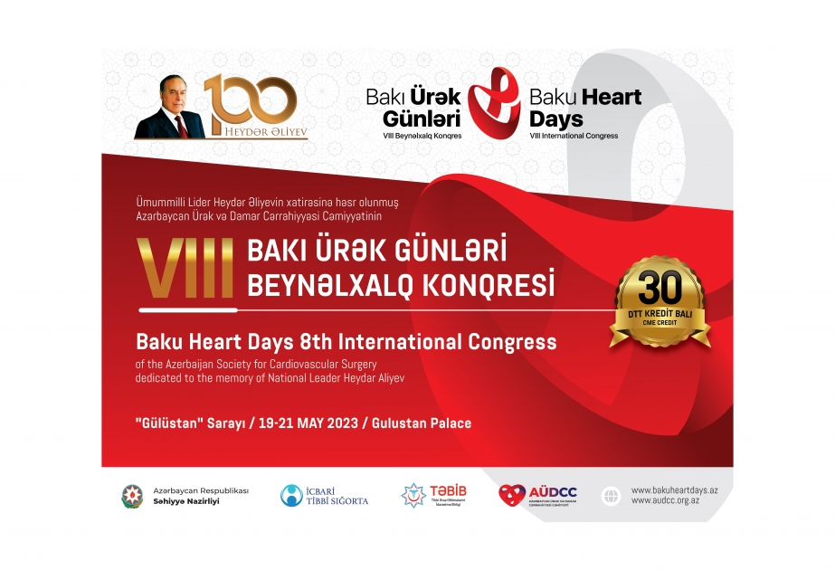 Ümummilli Liderin 100 illiyinə həsr olunmuş “Bakı Ürək Günləri” 8-ci Beynəlxalq Konqresi keçiriləcək