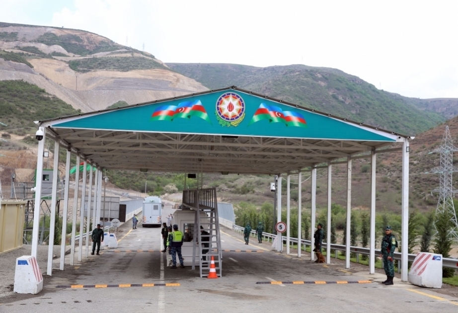 El distrito de Lachin se incluye en la lista de puestos de control a través de la frontera estatal de Azerbaiyán