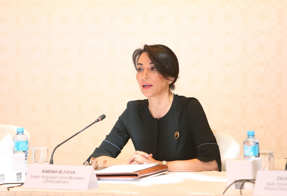 Səbinə Əliyeva: Hüquqi islahatlar fonunda ombudsman təsisatının fəaliyyəti mütəmadi şəkildə təkmilləşdirilir