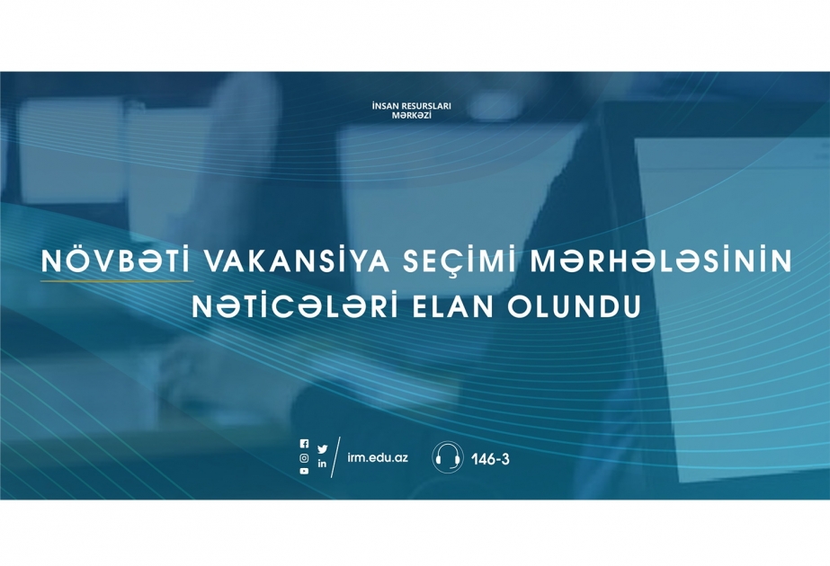 Müəllimlərin iş yerinin dəyişdirilməsi üzrə müsabiqənin vakansiya seçiminin nəticələri açıqlanıb