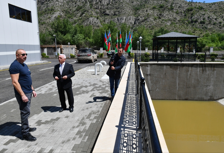 “Azərenerji” ASC-nin Zəngilanda “Sarıqışlaq” Su Elektrik Stansiyasında tikinti işlərinin gedişi ilə tanışlıq VİDEO