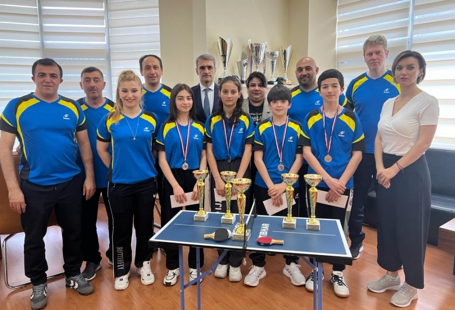 “Europe youth series”də uğurla çıxış edən stolüstü tennisçilərimiz mükafatlandırılıb