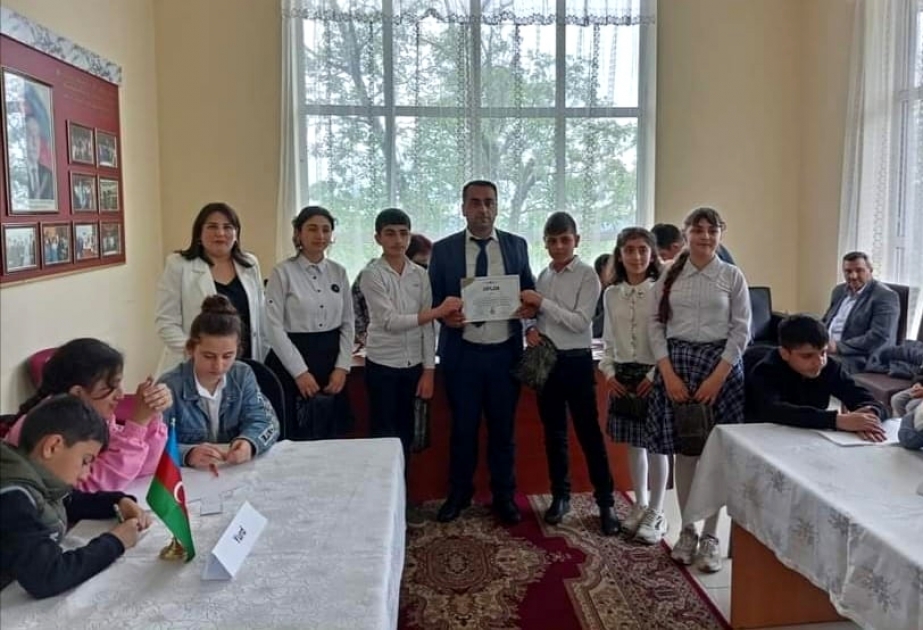 Oğuzda Ulu Öndərə həsr olunan bilik yarışının qalibləri müəyyənləşib