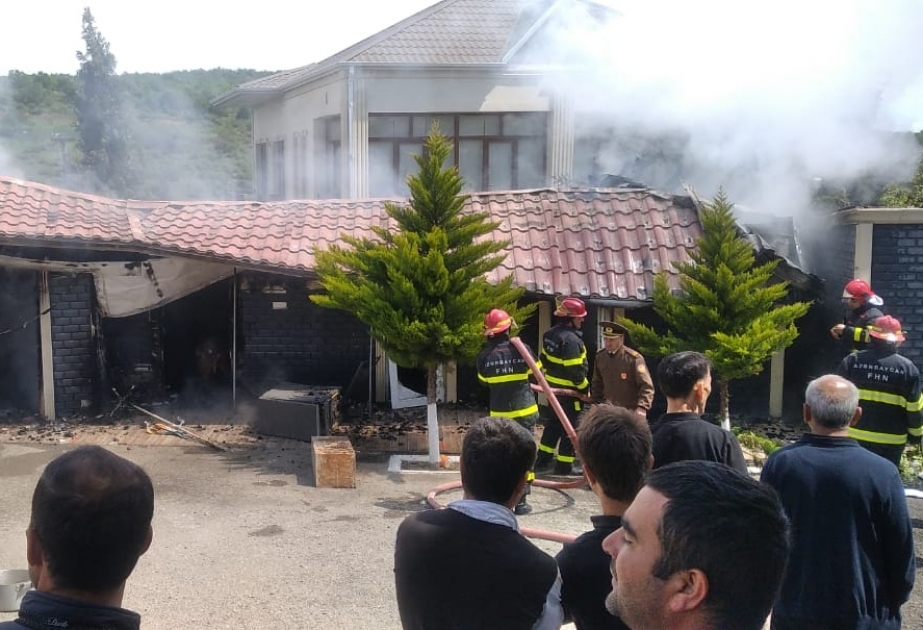 Siyəzəndə istirahət mərkəzində yanğın olub
