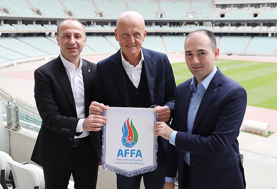 FIFA-nın Hakimlər Komitəsinin sədri Pyerluici Kollina Bakıda səfərdədir
