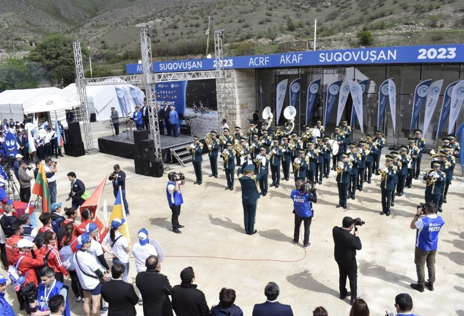 Solemne ceremonia de apertura de la regata internacional "Copa de Presidente 2023" se celebró en el asentamiento Sugovushan del distrito de Tartar