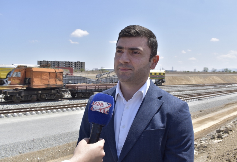 Bərdə-Ağdam dəmir yolu xəttinin inşası bu il başa çatacaq
